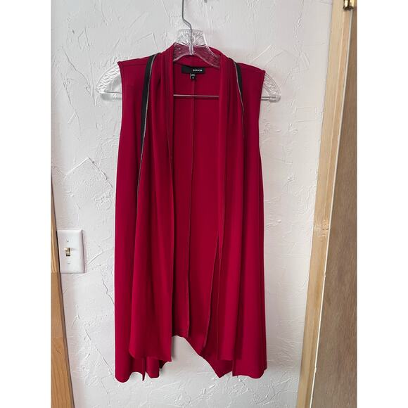 Jackets & Blazers - Sun Kim Red Zipper‎ Vest